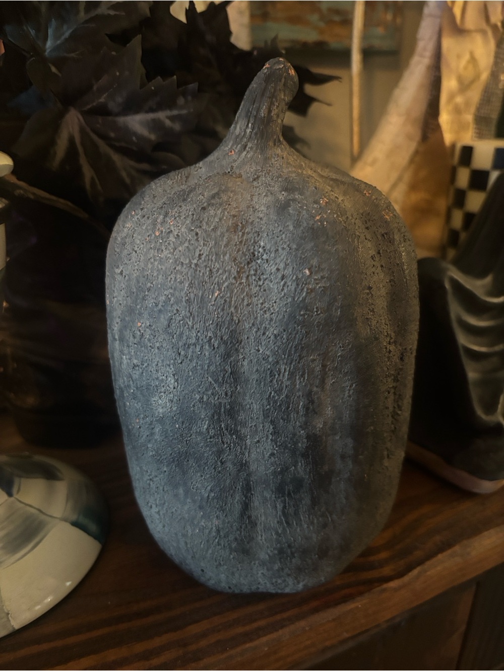 Pottery Barn 8” Handmade Terracotta Jack O' Lantern - Picture 5 of 5